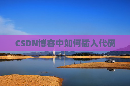 CSDN博客中如何插入代码 CSDN博客中如何插入代码